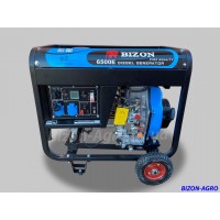 Генератор дизельний Bizon 6500E (6.0/6.5 кВт) з електростартером!