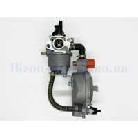 Карбюратор з газовим редуктором на всі типи газу - 168F-170F (на генератори 2,5-3 кВт)