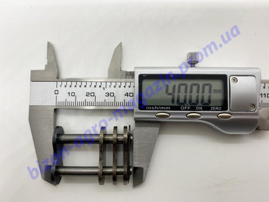 Ланка з'єднувальна 2-х рядного ланцюга (мототрактора) 40 мм.